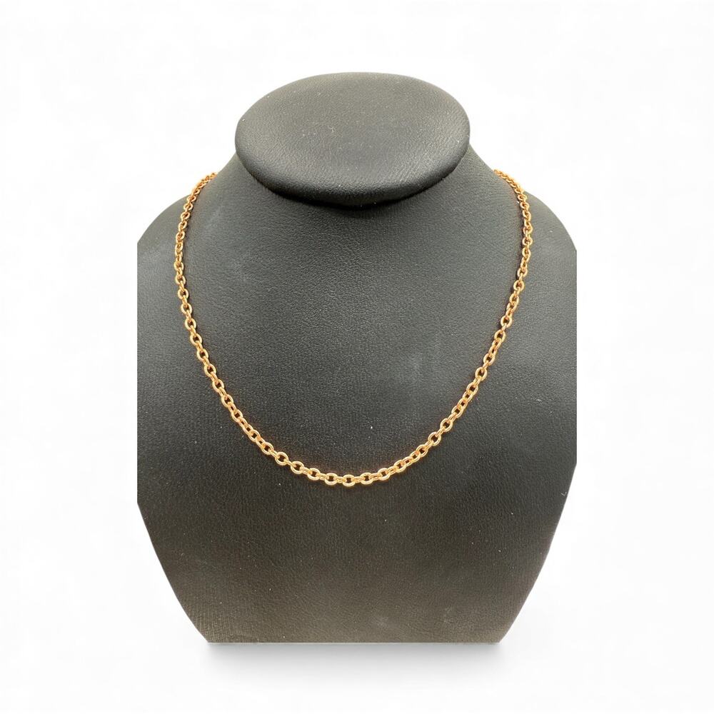 28 inch Copper Chain with Double Hook Clasp Handmade Artisan